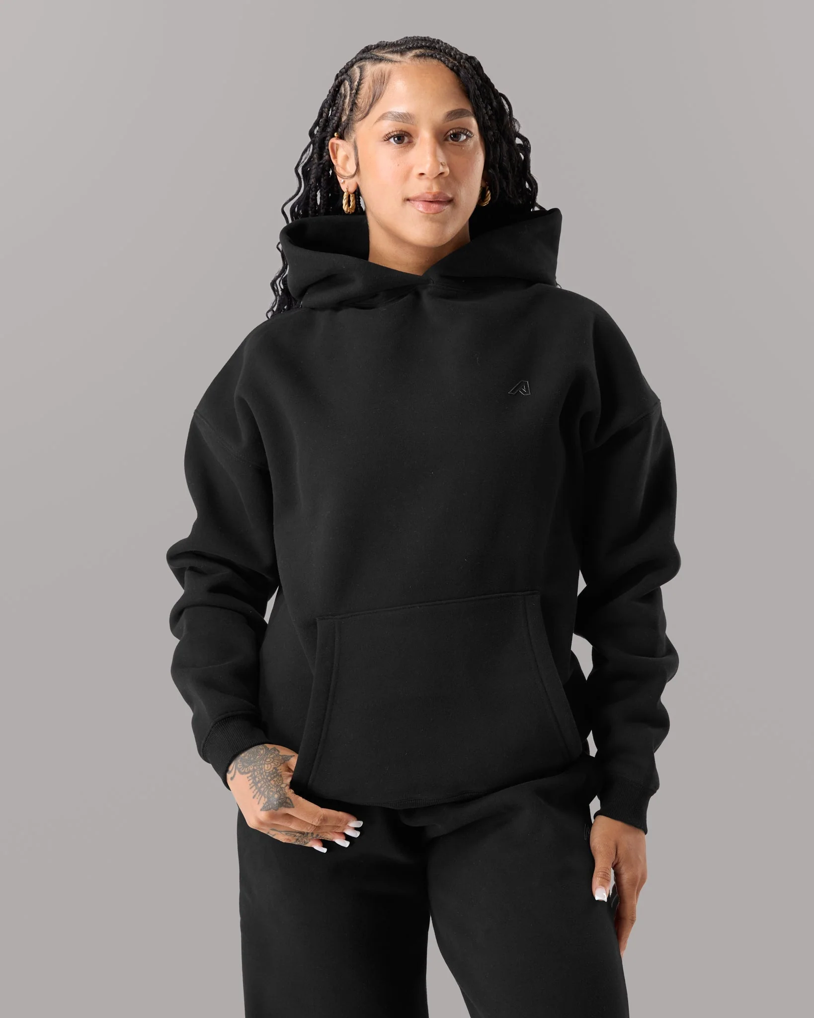 Staple Hoodie - Black - Image 4