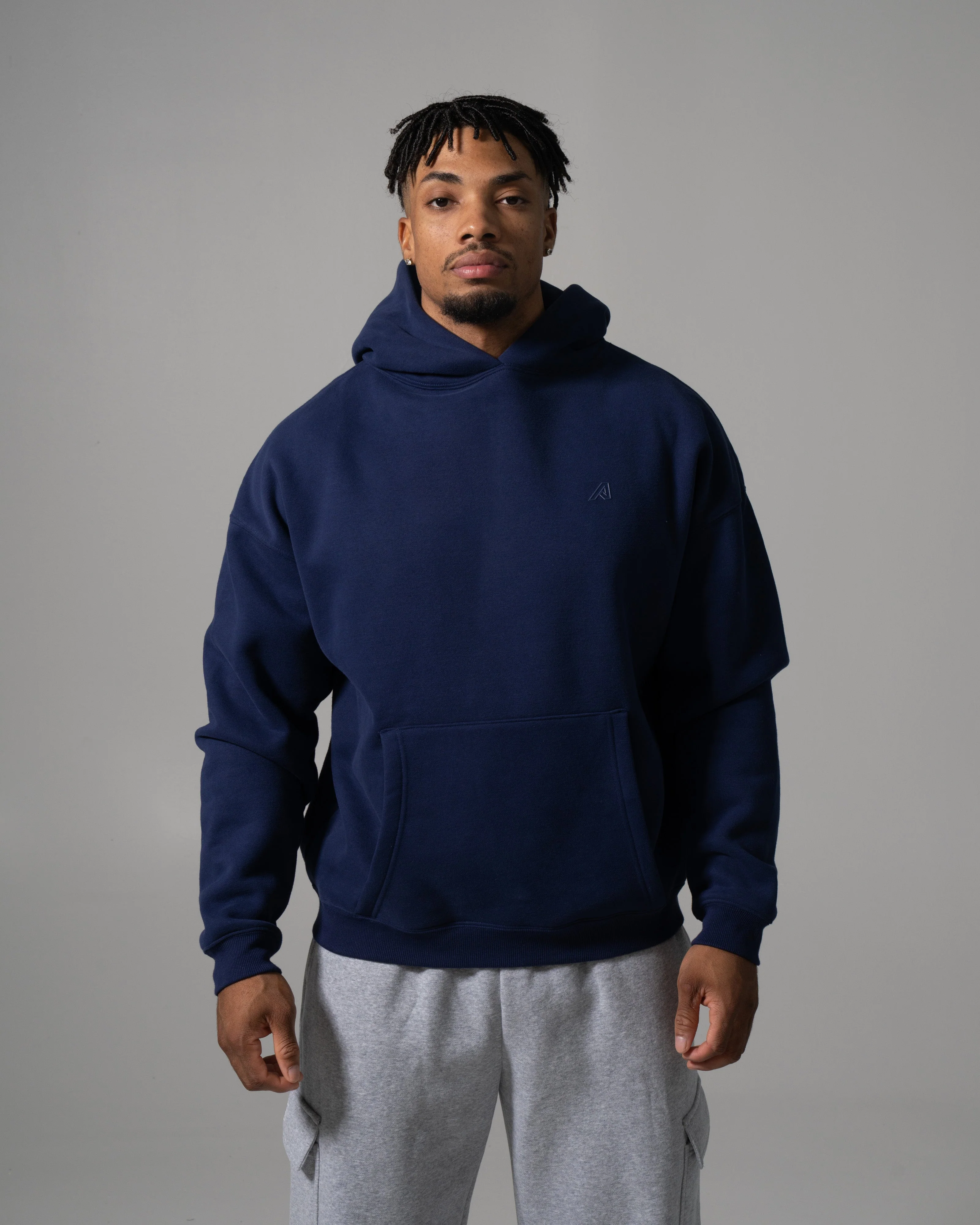 Staple Hoodie - Dark Indigo - Image 2