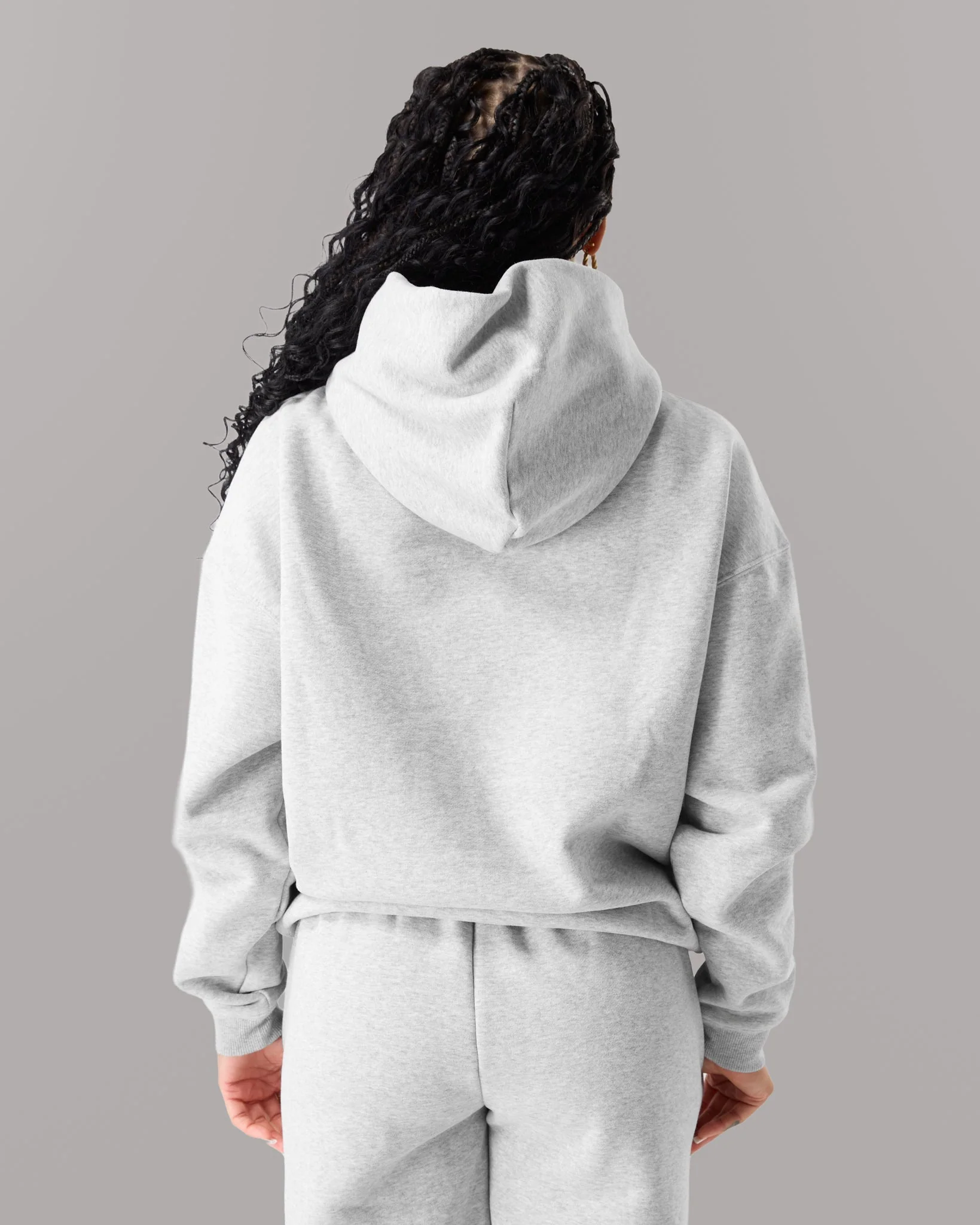 Staple Hoodie - Heather Grey - Image 6