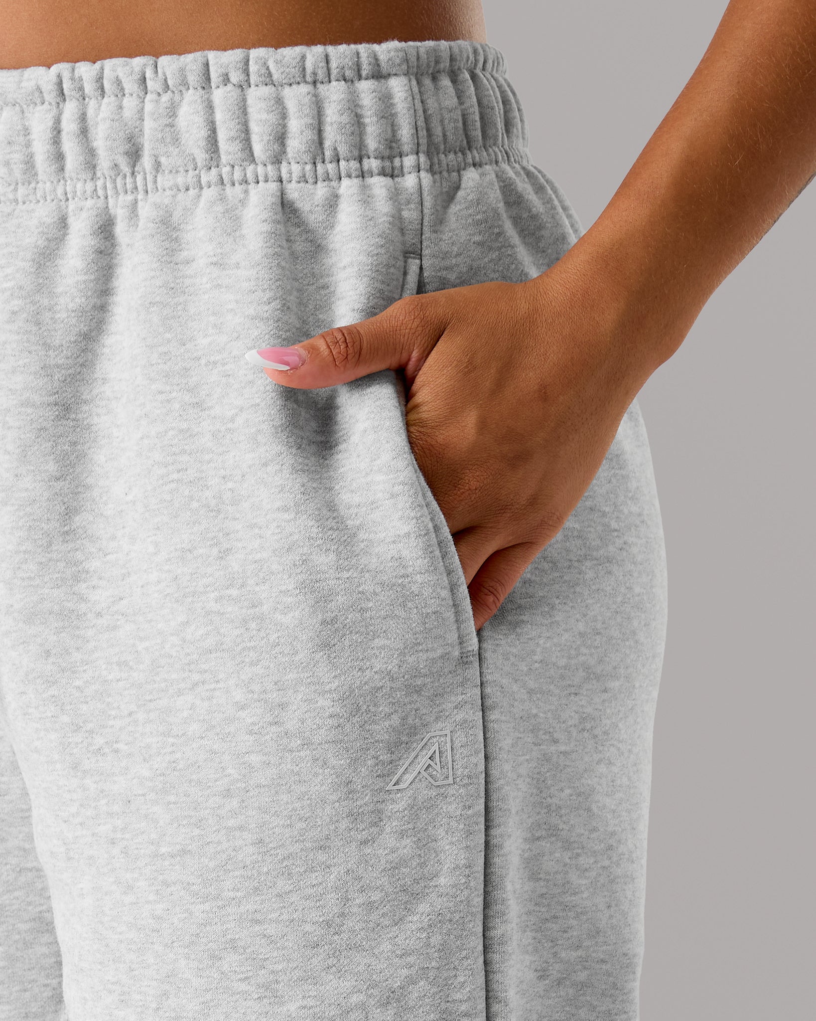 Staple Jogger - Heather Grey - Image 5