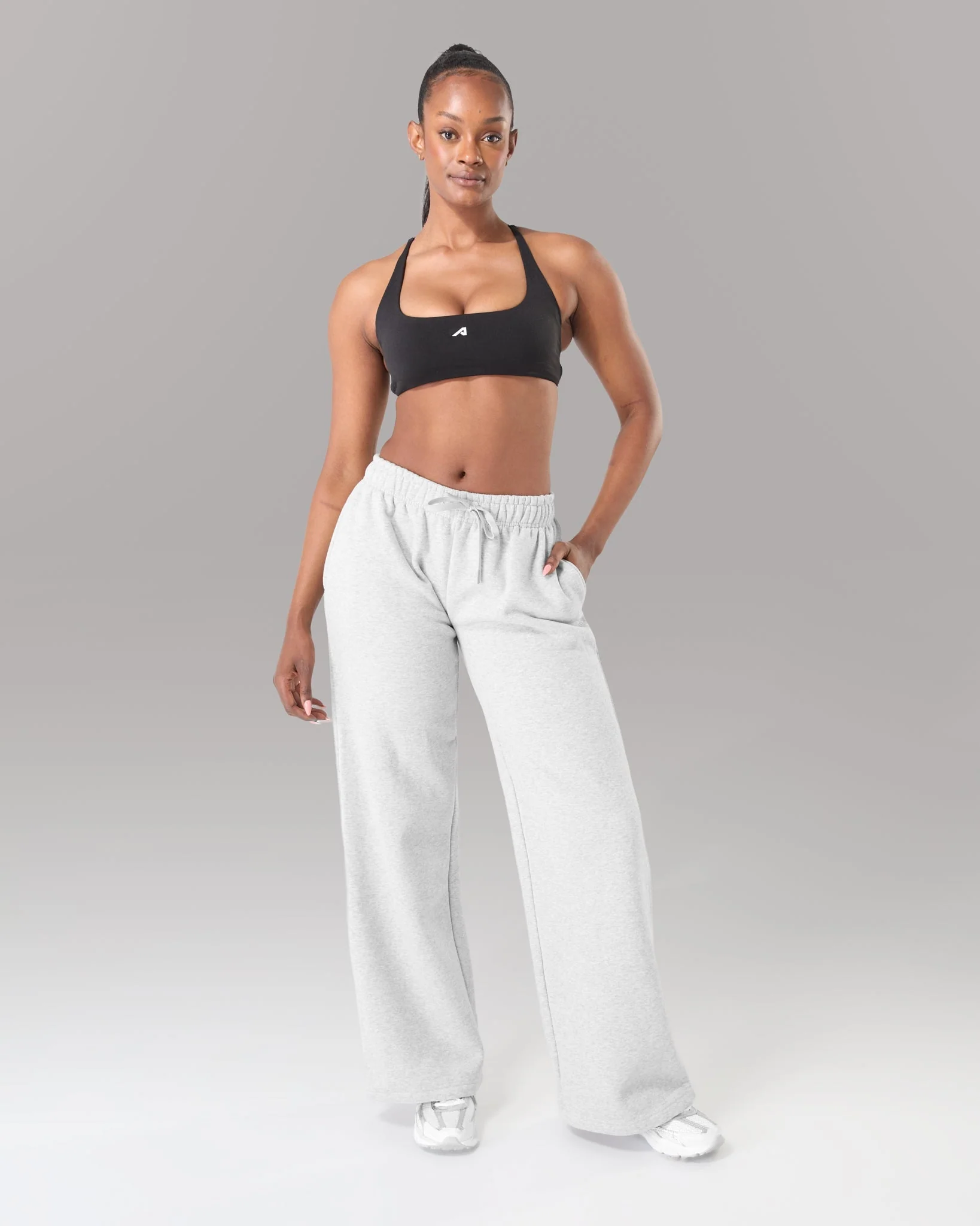 Staple Pant Long - Heather Grey - Image 2