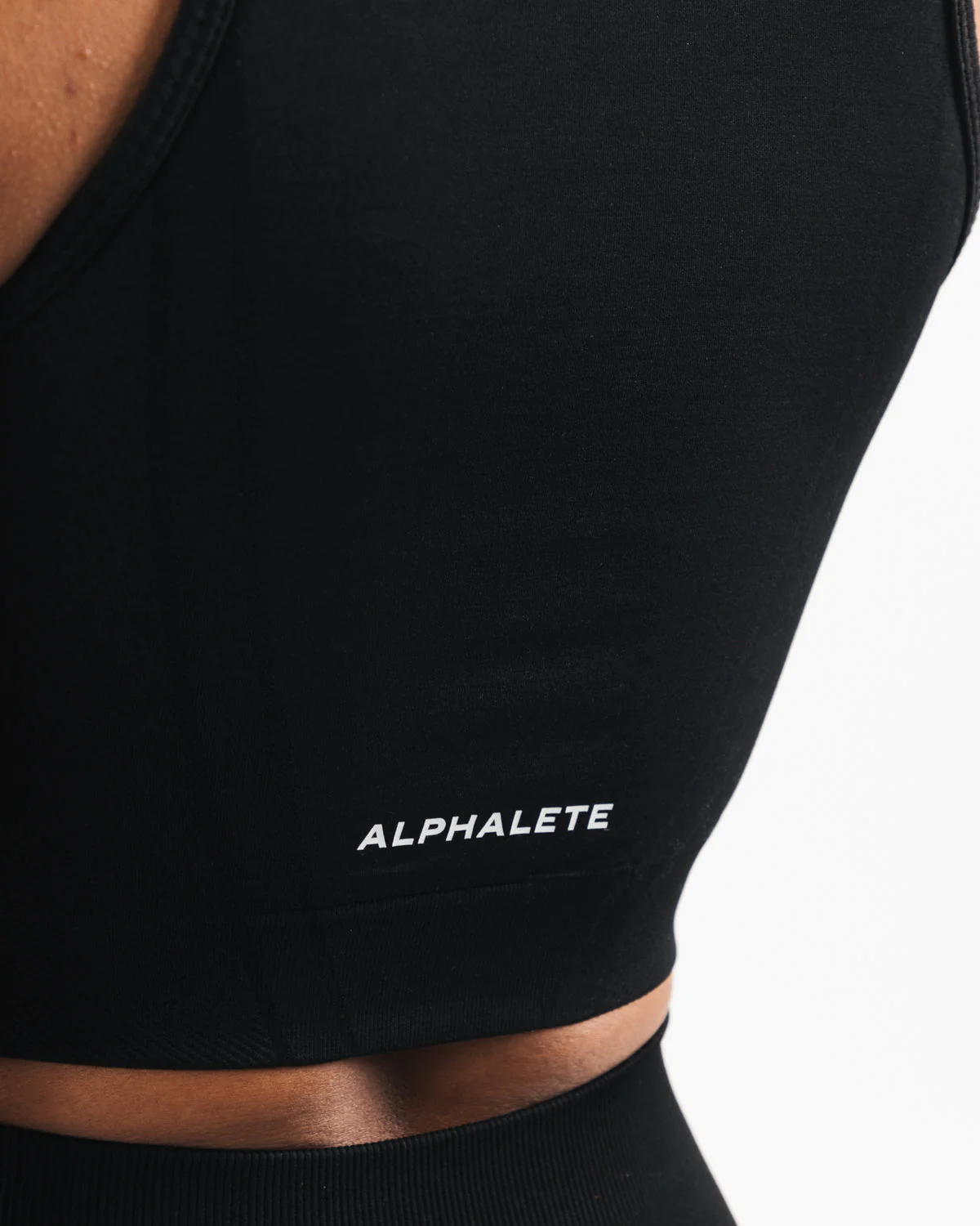 Stratus Crop Tank - Black - Image 6