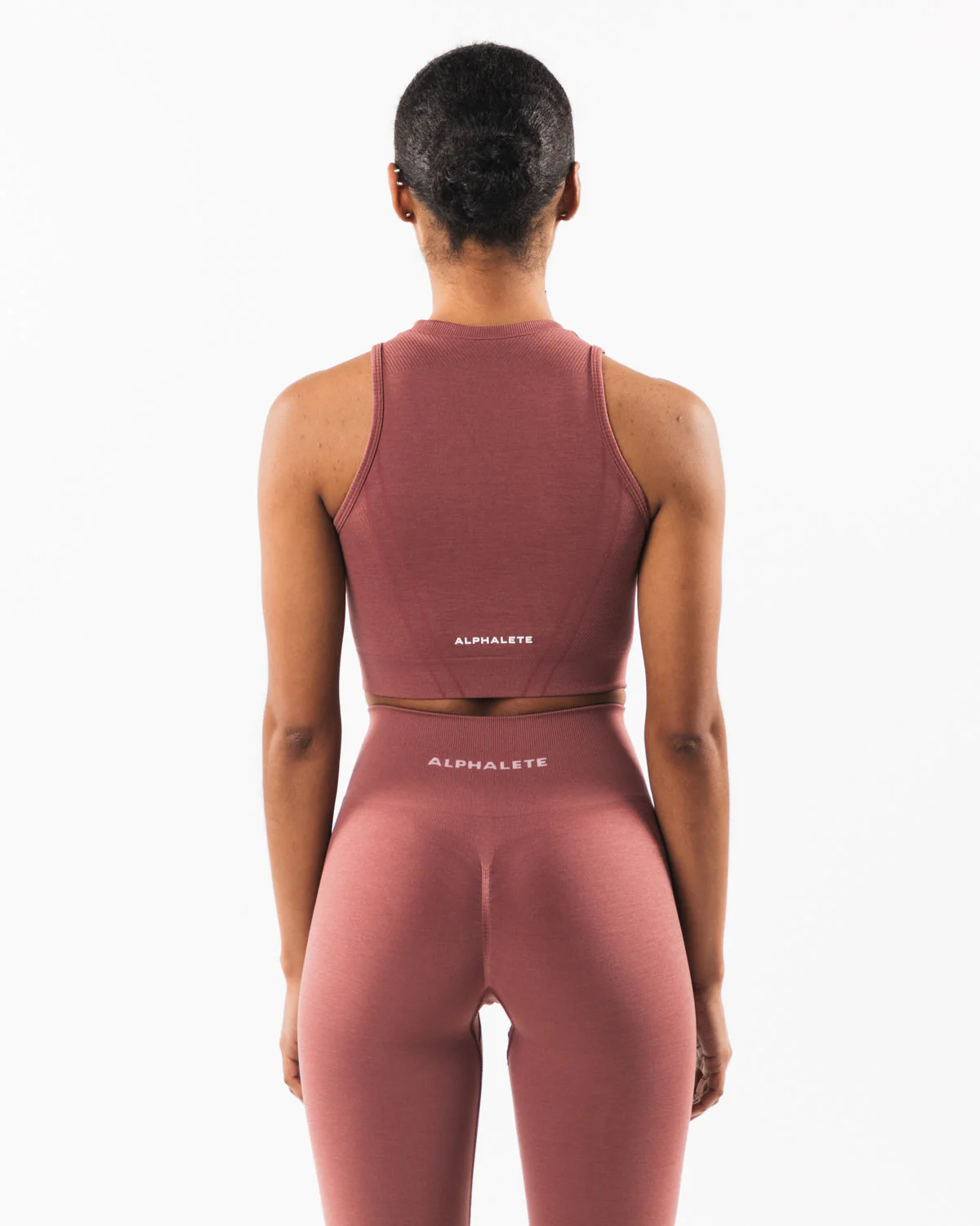 Stratus Crop Tank - Rose - Image 4