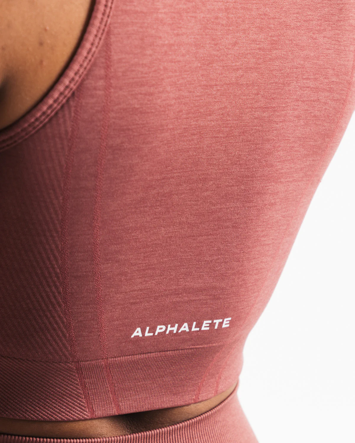 Stratus Crop Tank - Rose - Image 5