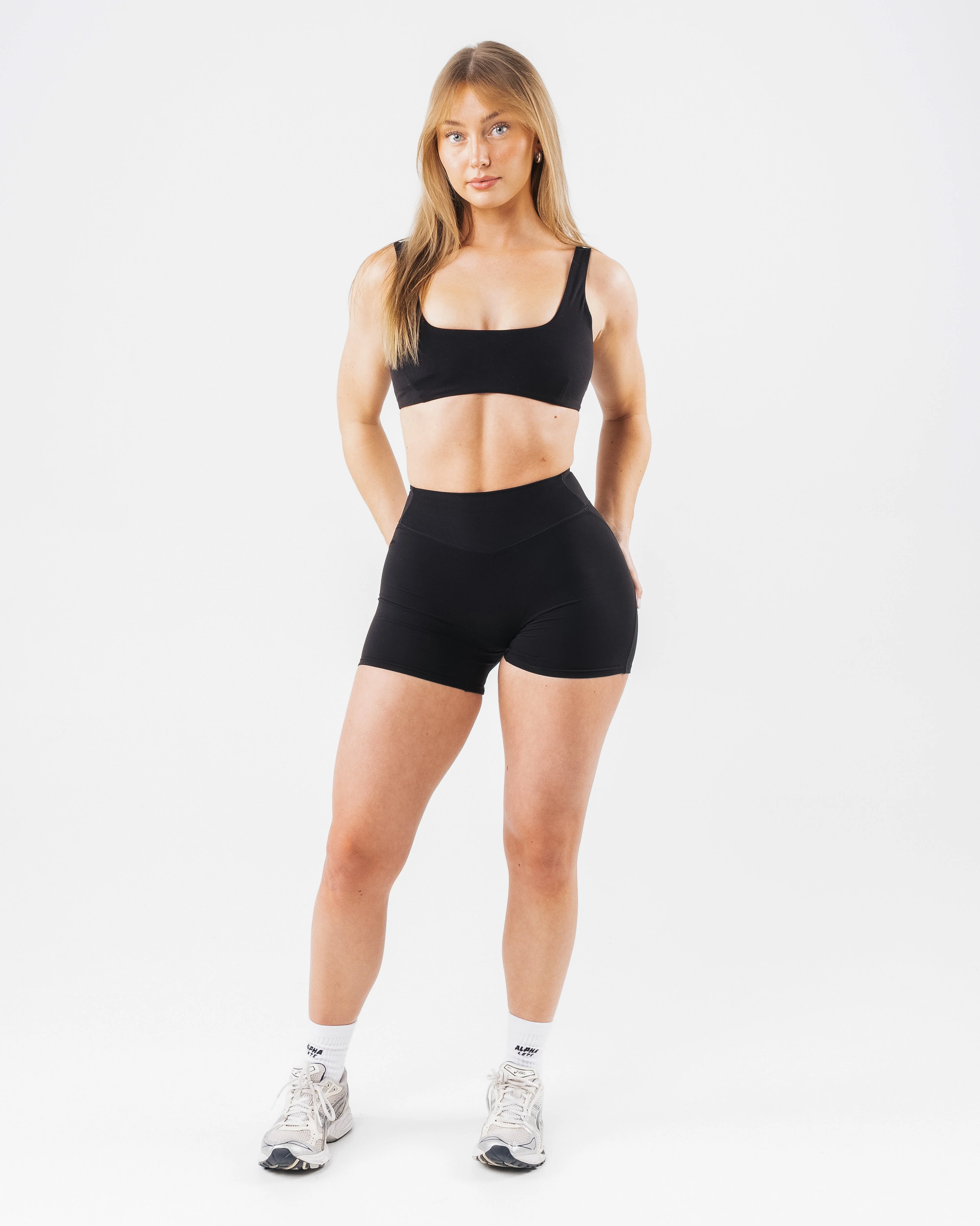 Everyday Core Mid Rise Short - Black - Image 2