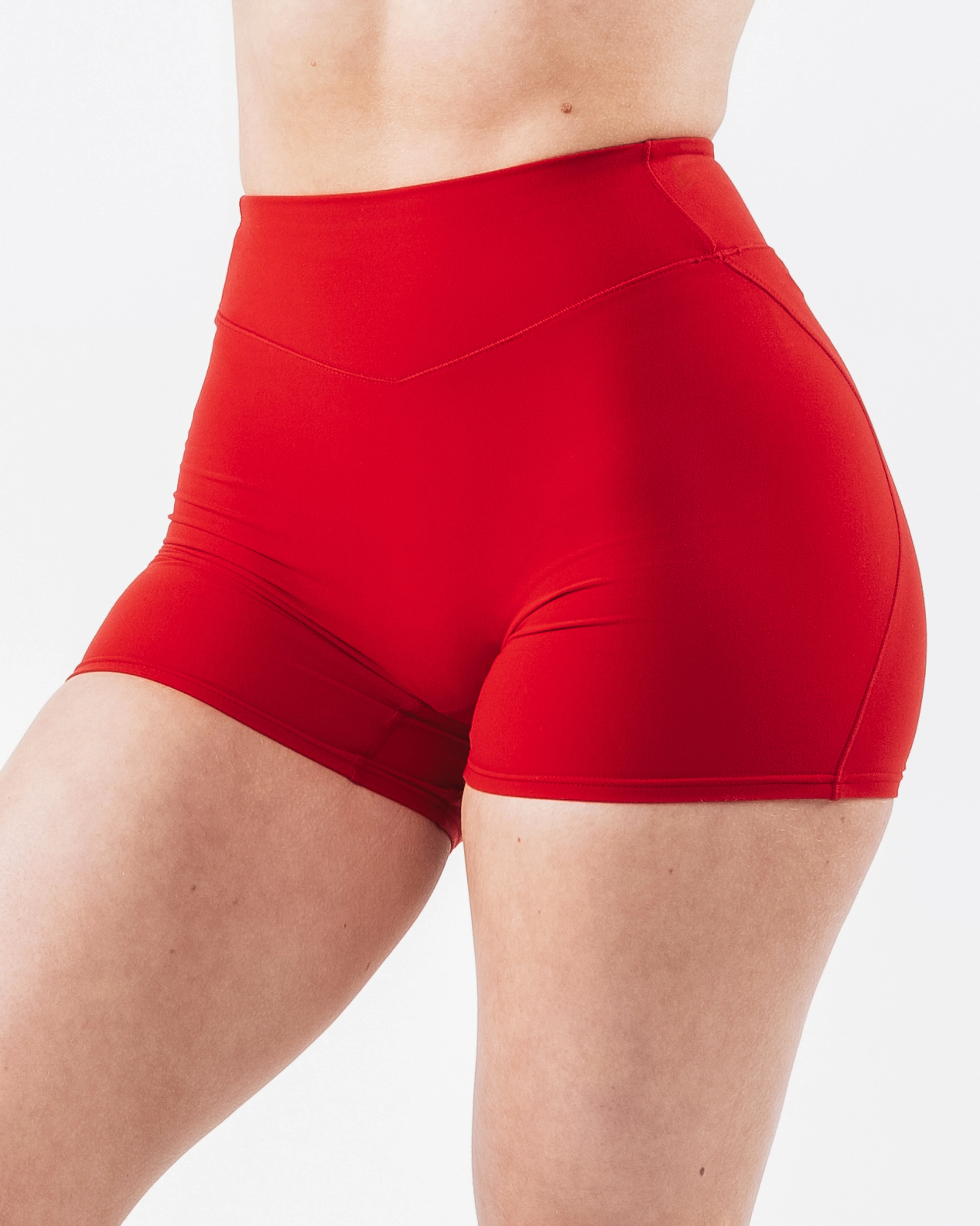 Everyday Core Mid Rise Short - Carmine - Image 4