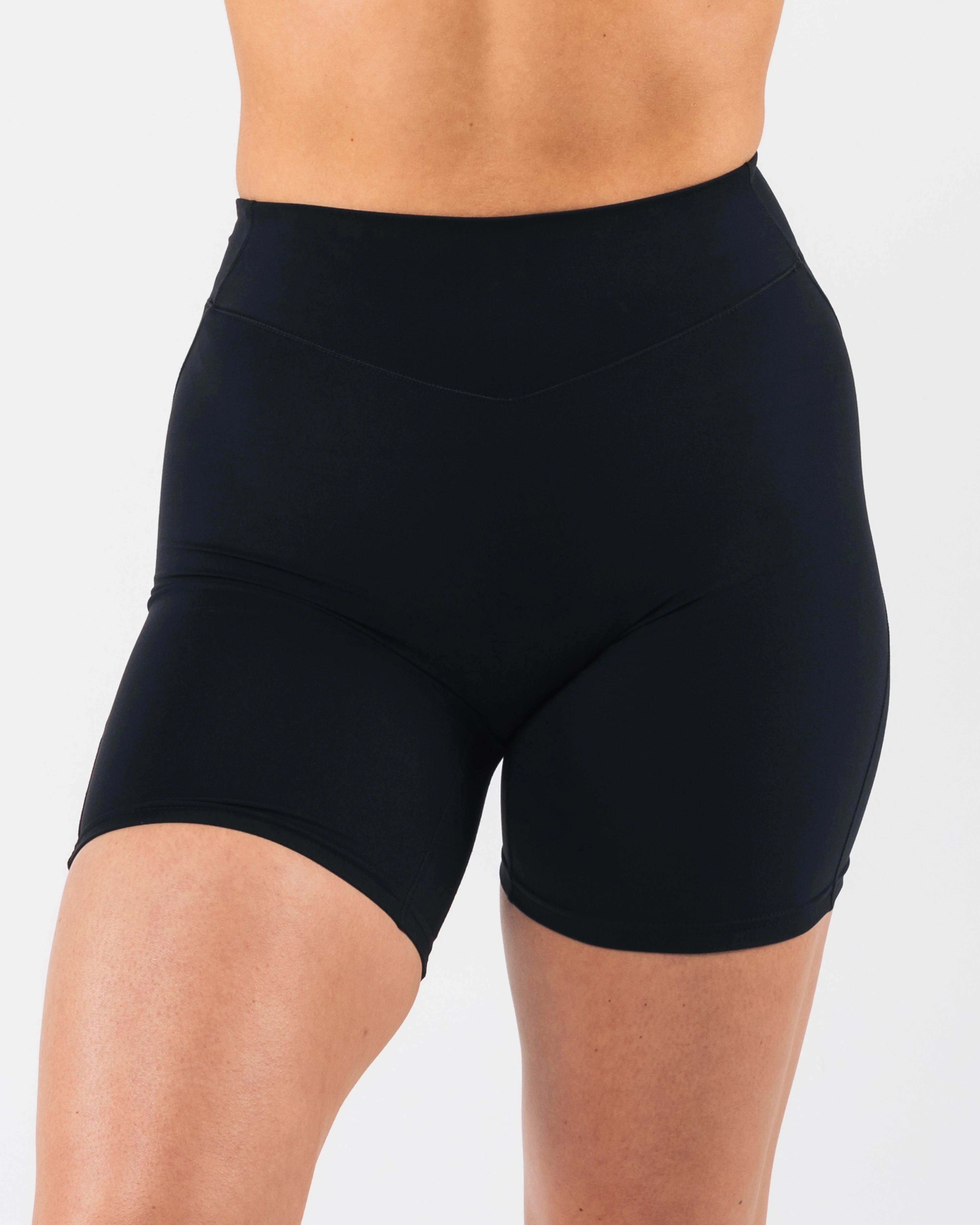 Everyday Core Mid Rise Biker Short - Black - Image 3