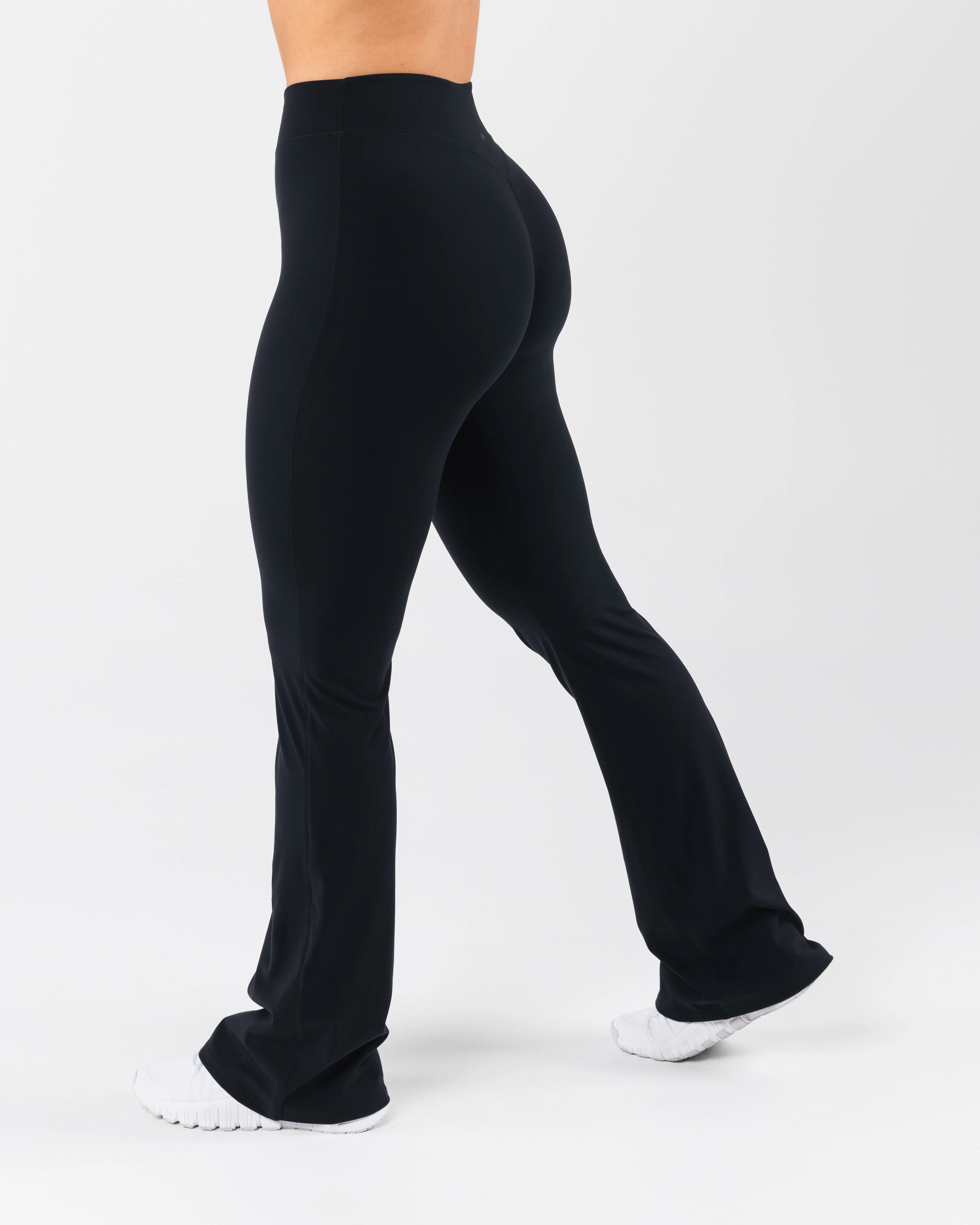 Everyday Core High Rise Flared Pant - Black - Image 4