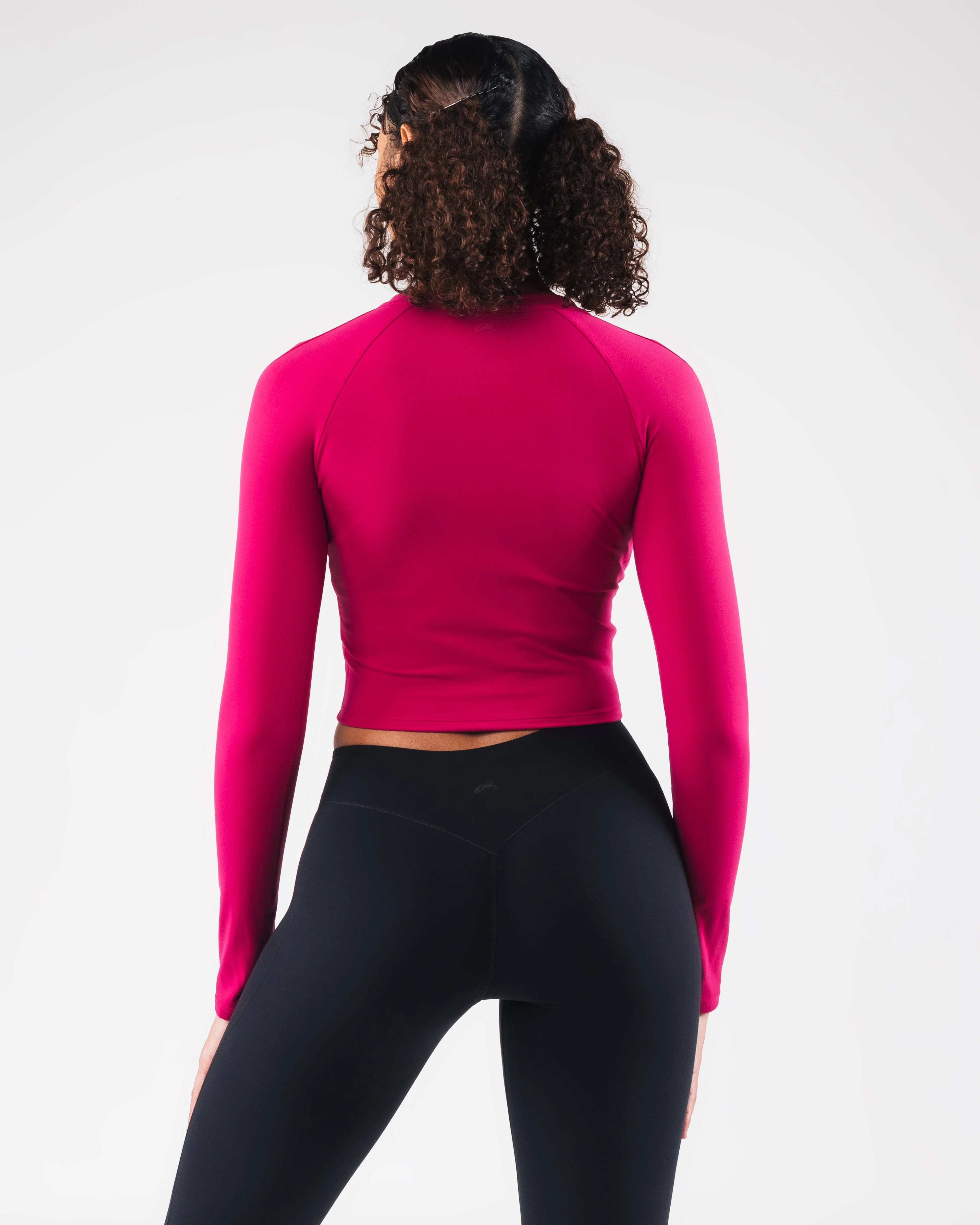 KDM LS Zip Bra - Berry - Image 4