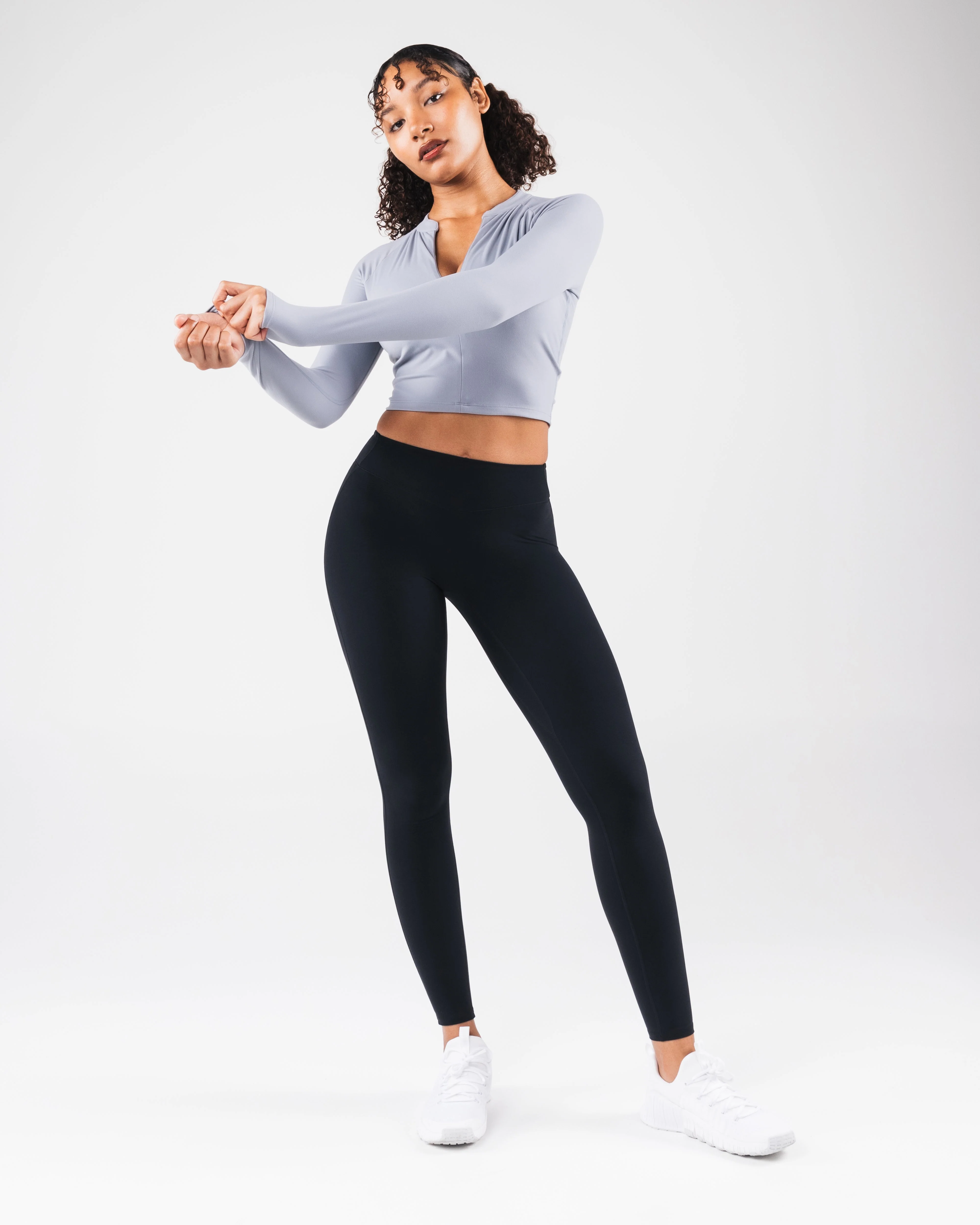 KDM LS Zip Bra - Mist - Image 2