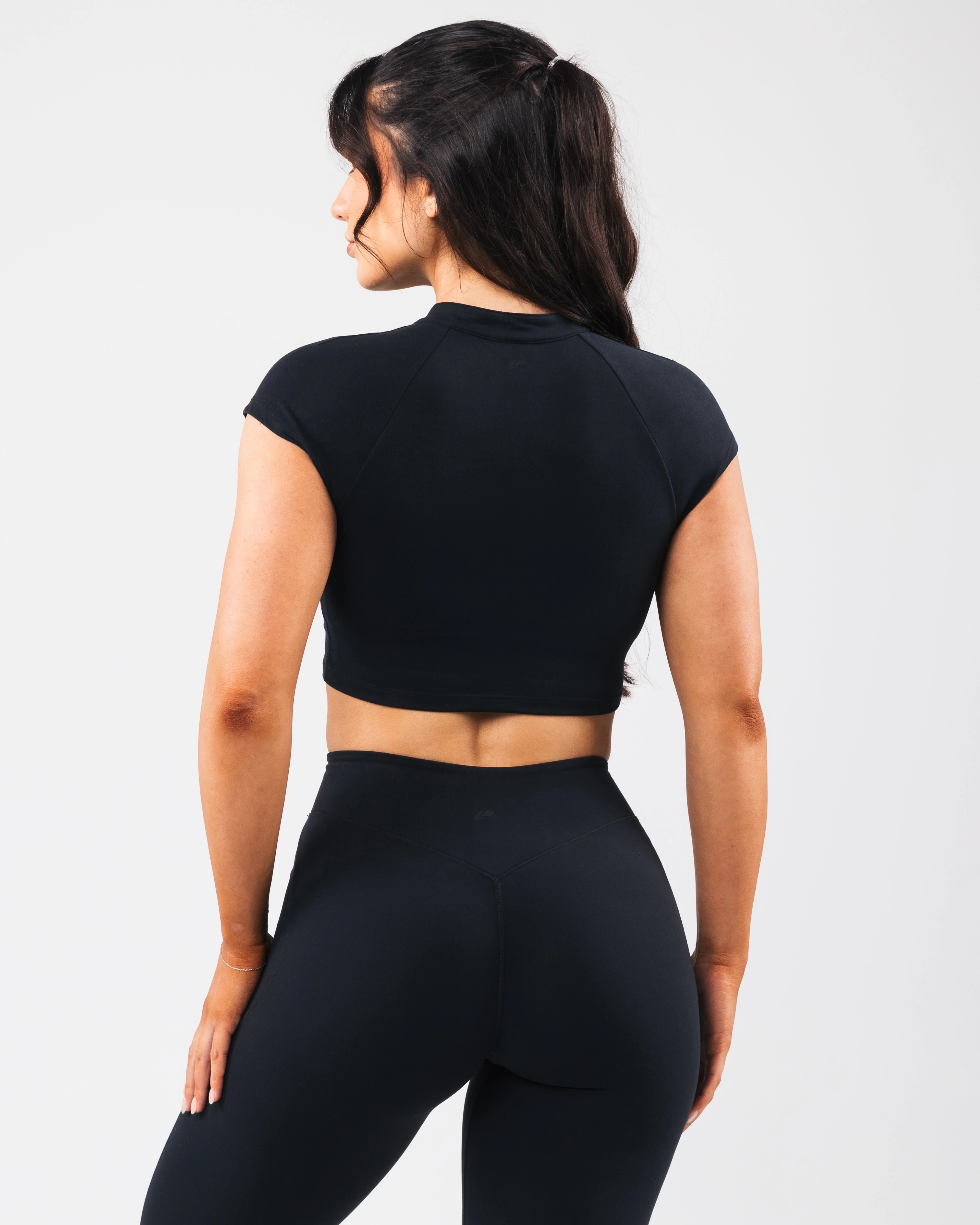 KDM Zip Bra - Black - Image 4