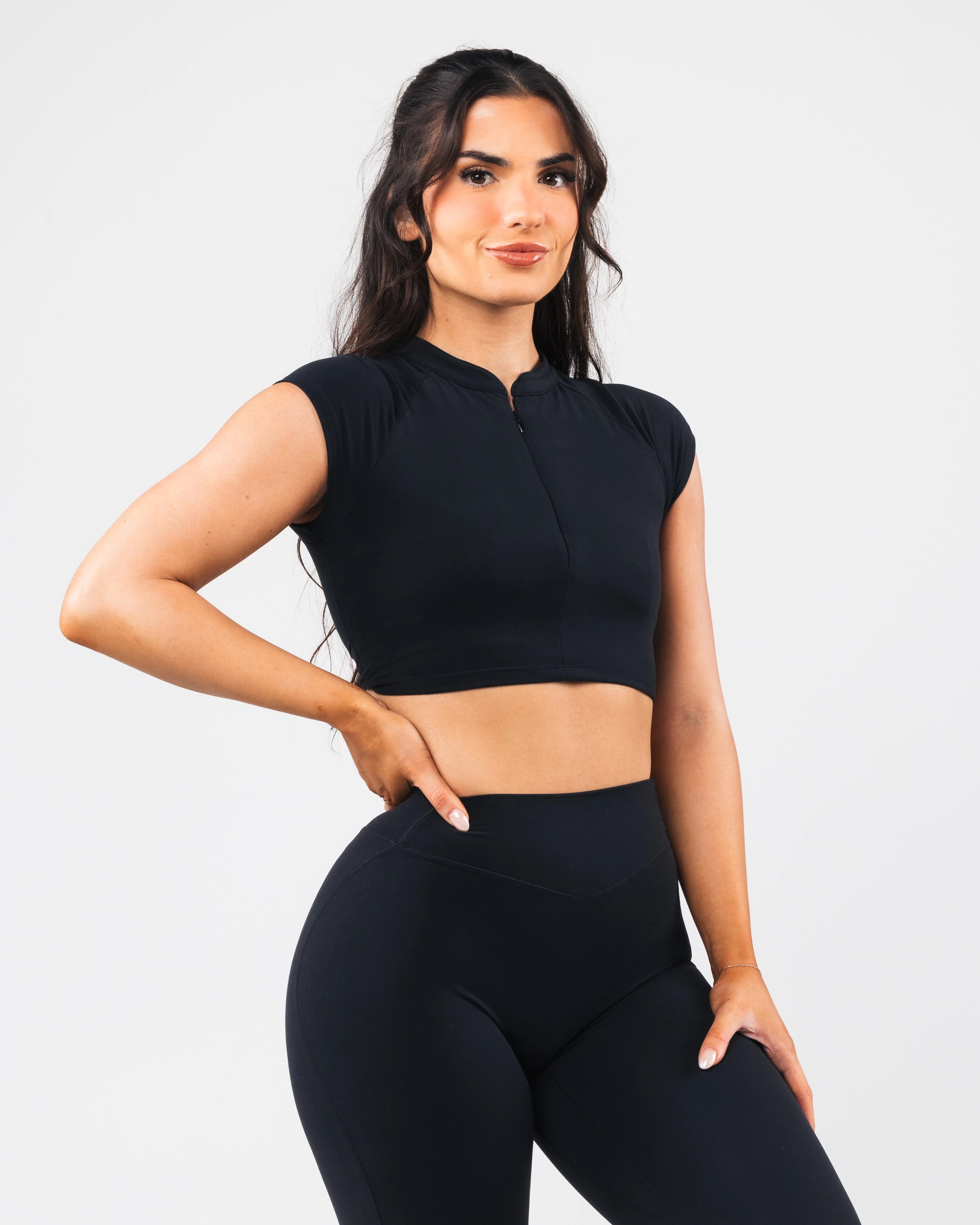 KDM Zip Bra - Black - Image 7