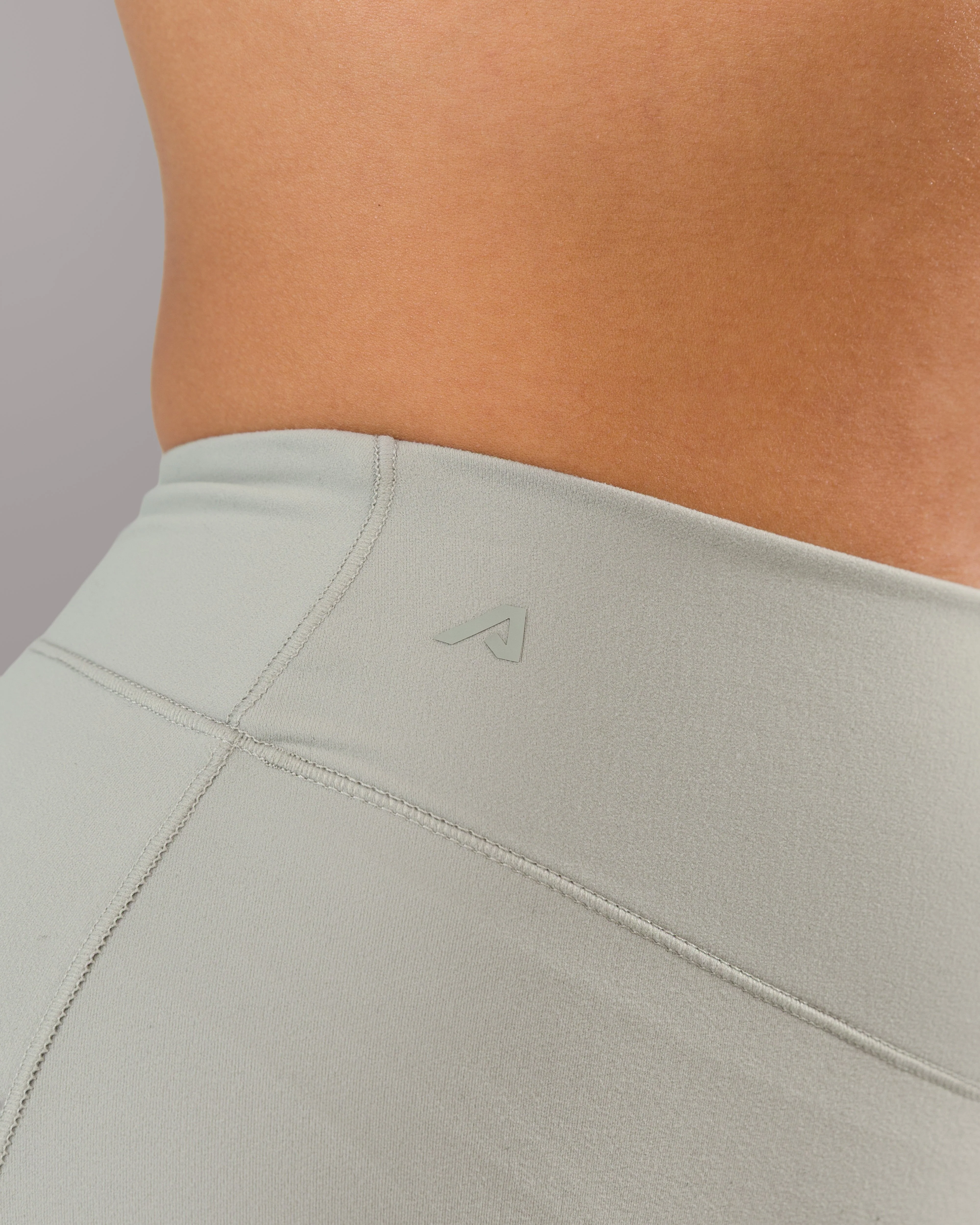 Dip Back Mid Rise Short - Silver - Image 5