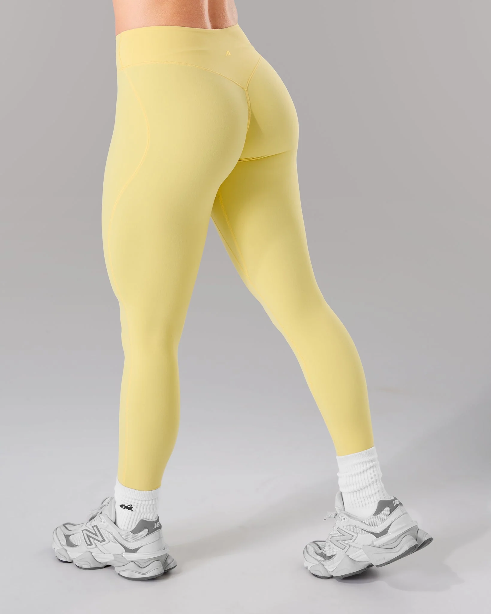 Wrap Mid Rise Legging - Canary - Image 2