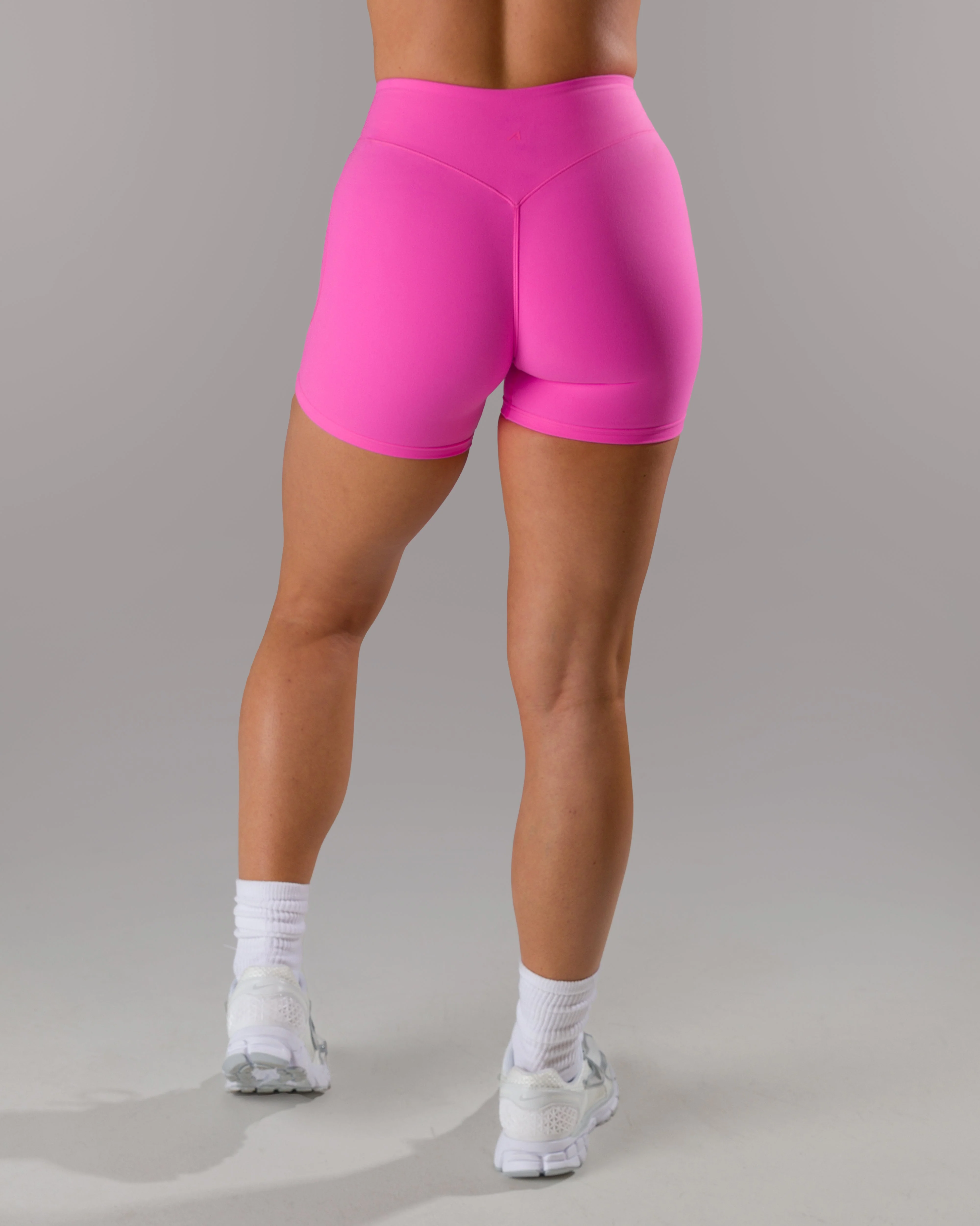Wrap Mid Rise Short - Malibu Pink - Image 3