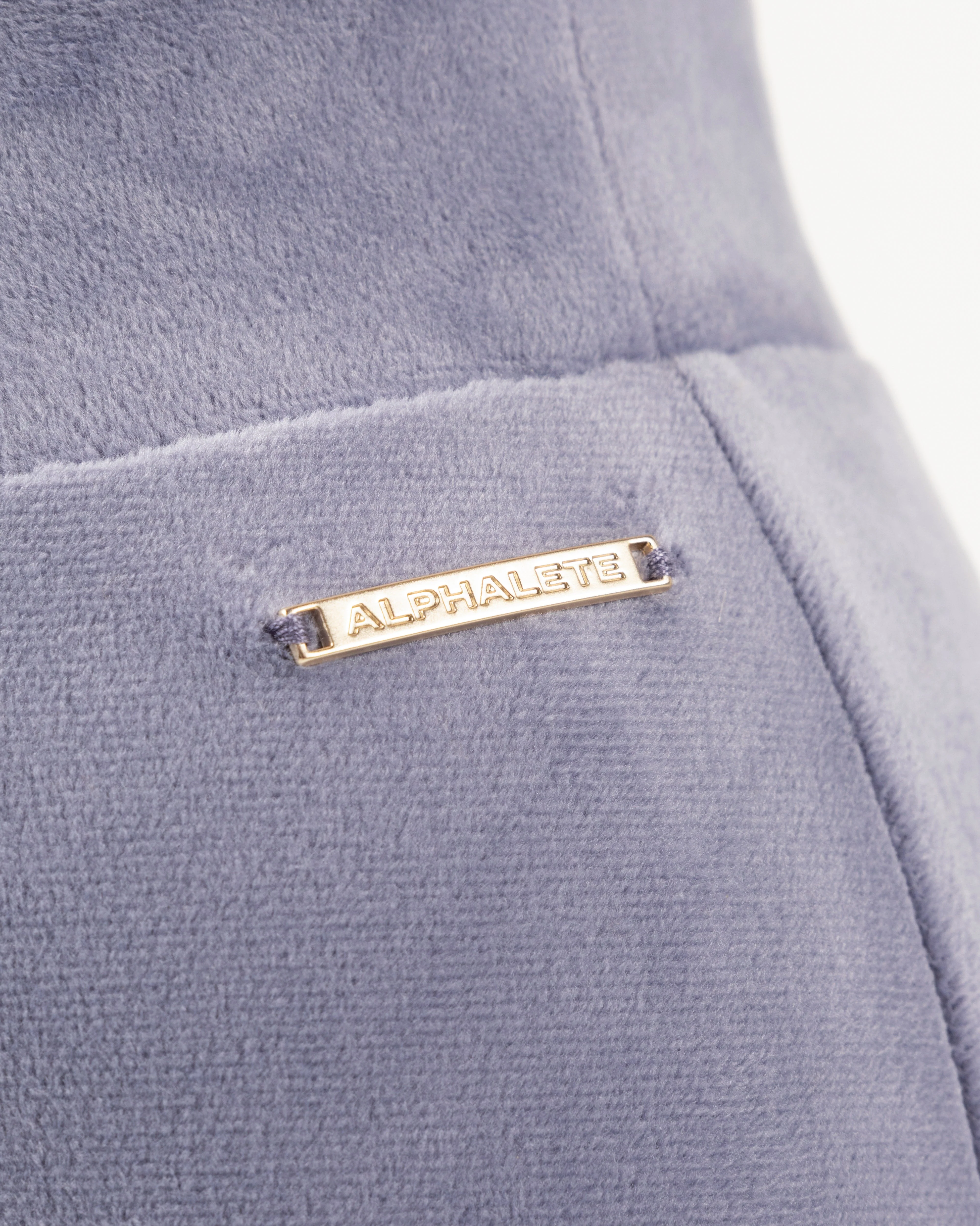 Velour Pant - Dusty Blue - Image 6